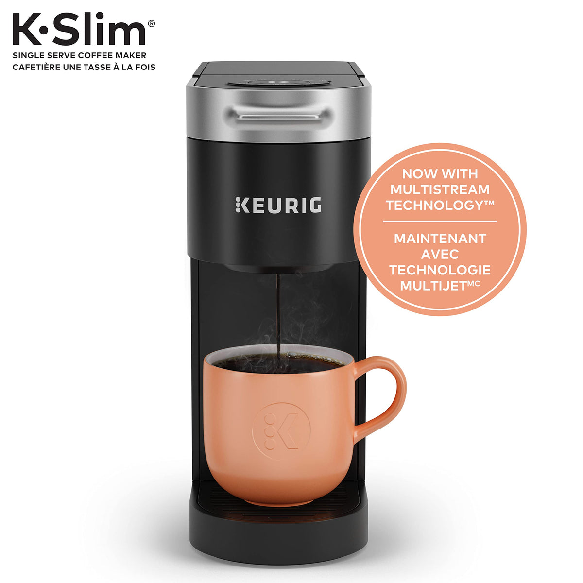 Keurig K-Slim Single Serve Coffee Maker, Black
