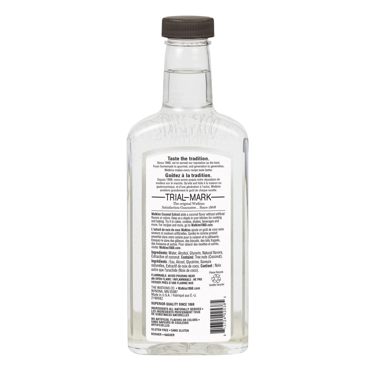 Watkins Coconut Extract with Other Natural Flavours, 325 ml