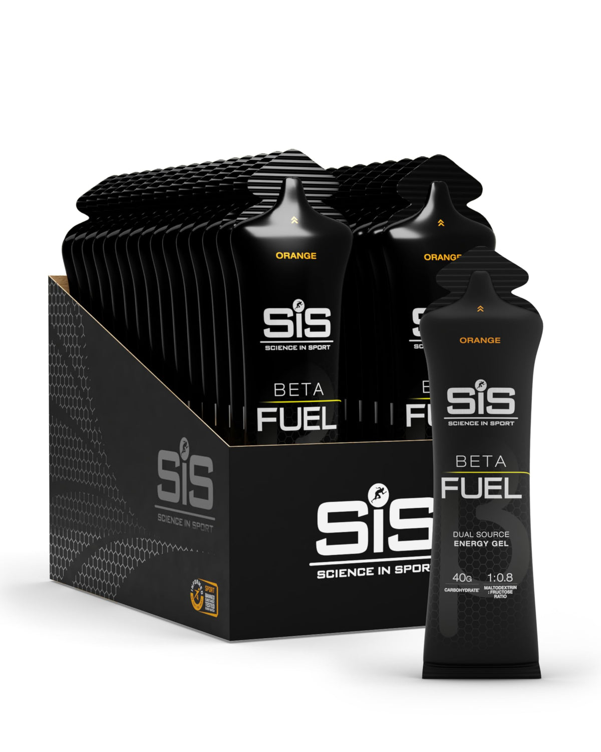 Science in Sport Beta Fuel Gel, Orange, 60 mL