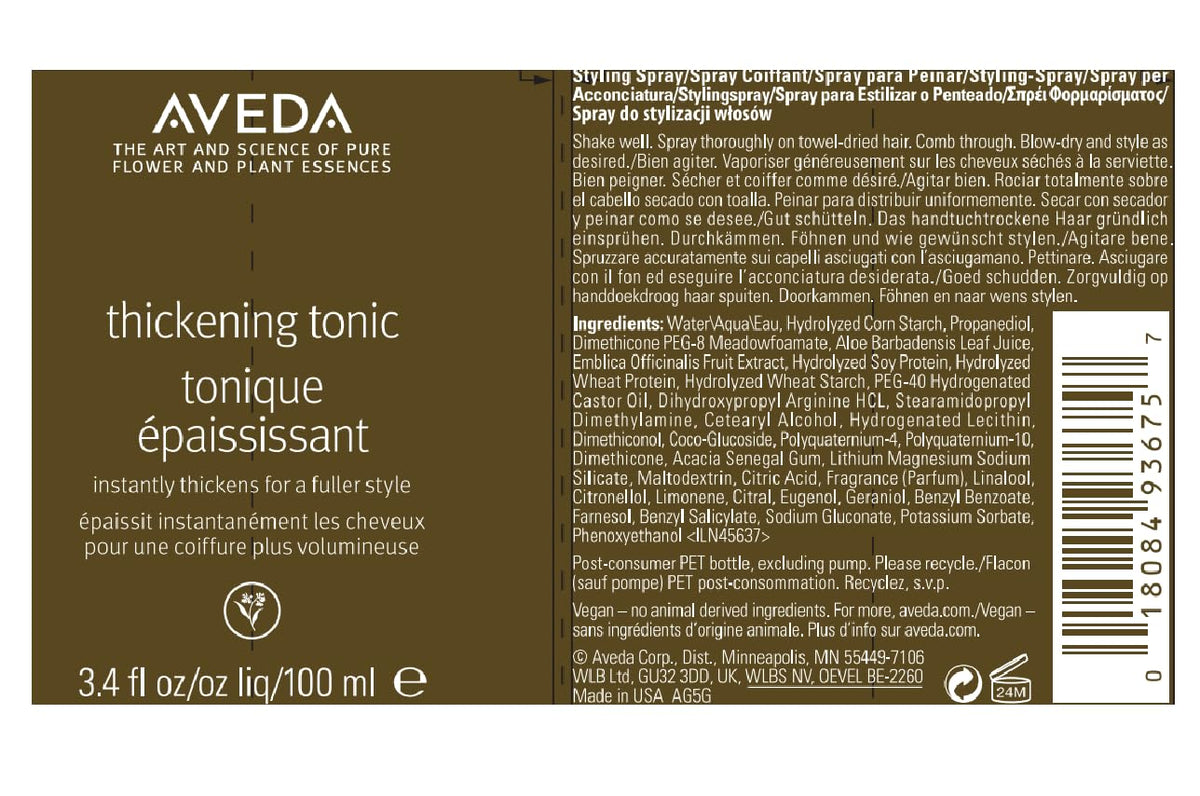 Aveda Thickening Tonic for Thin and Fine Hair, 100ml