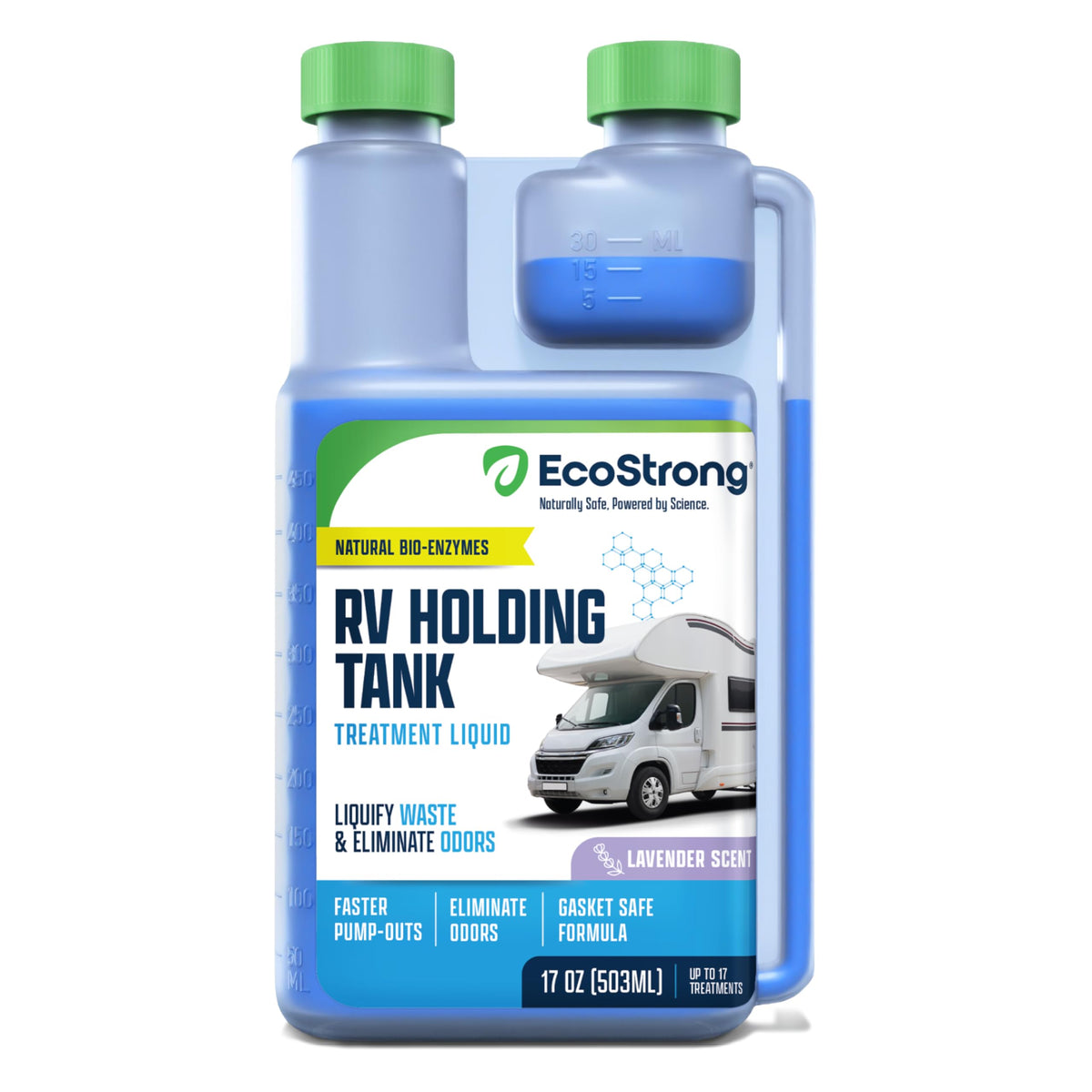 Eco Strong RV Black Tank Treatment, Lavender, 17 Treatments