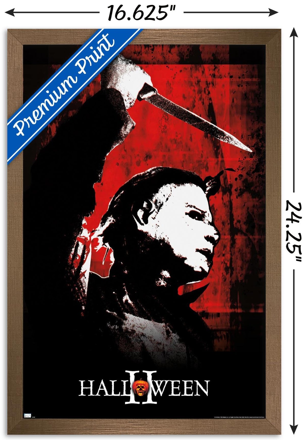 Halloween II Red Wall Poster