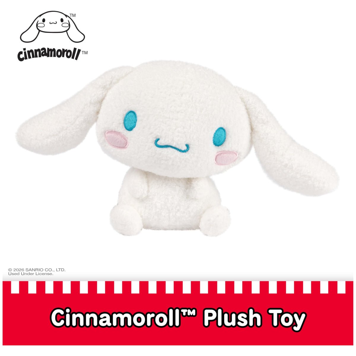 GUND Sanrio Cinnamoroll Plush Toy, 6-Inch, Ages 1+