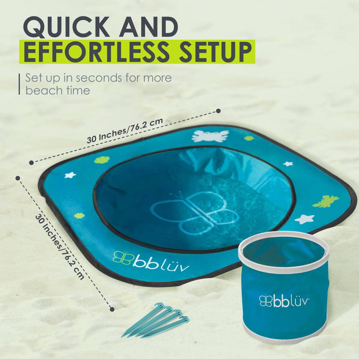bblüv Arenä Pop-Up Beach Pool for Infants