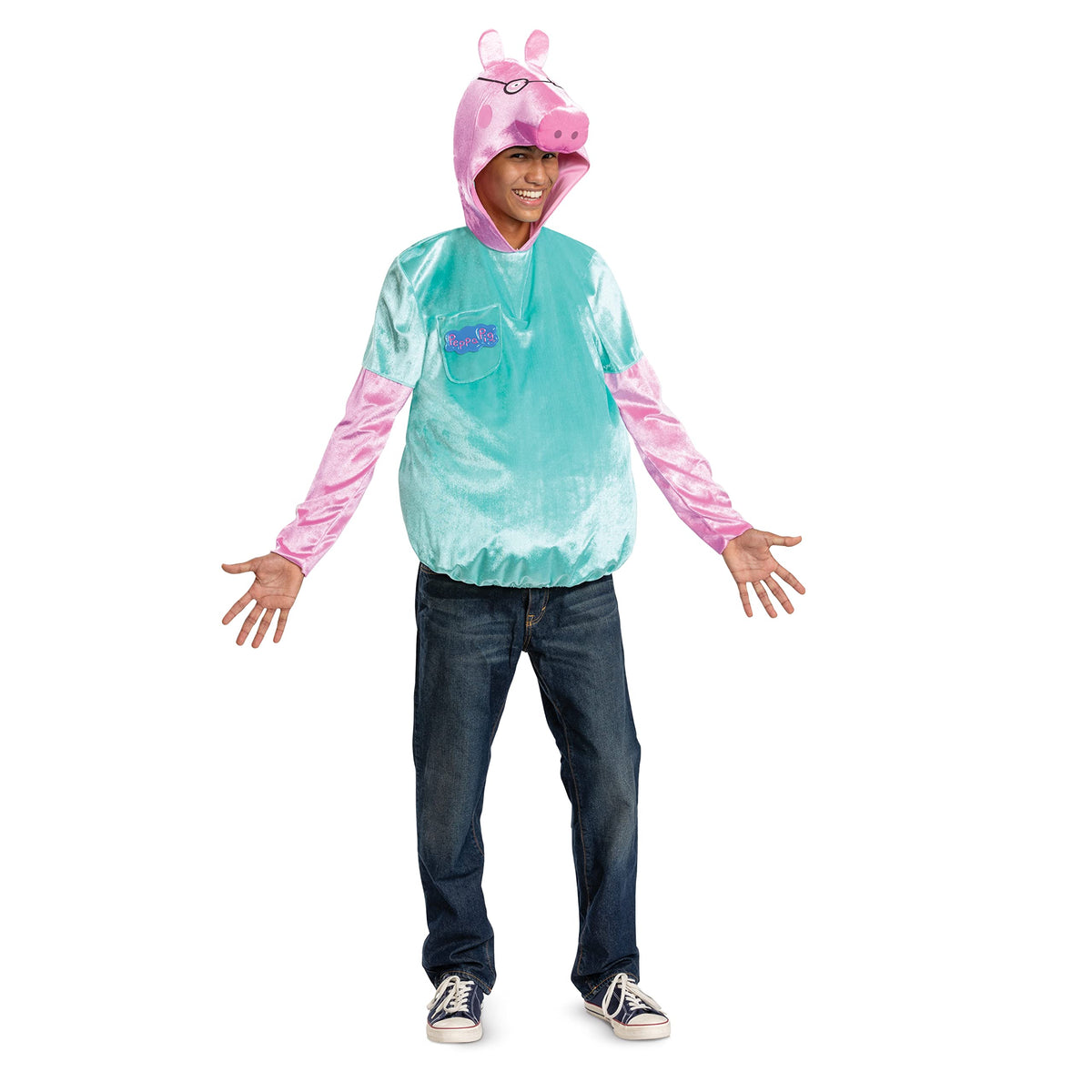 Peppa Pig Daddy Pig Men's Costume, Large (42-46)