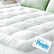 Bamboo Mattress Topper, King, White