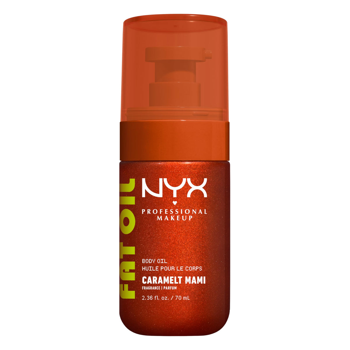 NYX Fat Oil Body Oil, Caramelt Mami Caramel & Pistachio, 70 ml
