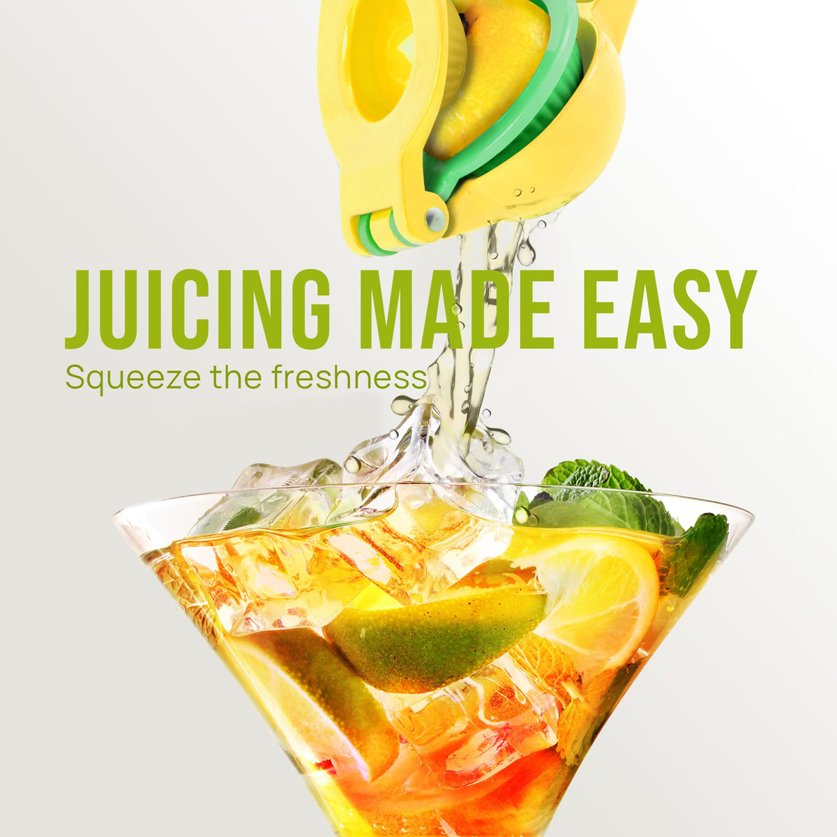 Zulay Kitchen 2 in 1 Lemon Lime Squeezer, Manual Citrus Juicer