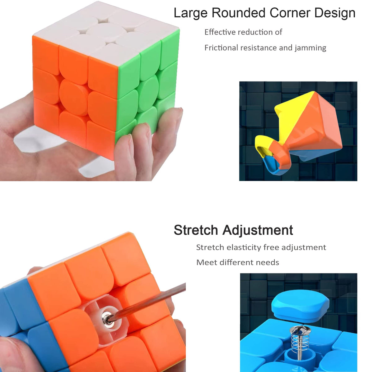 TWSTYFAL 3x3x3 Speed Cube Puzzle