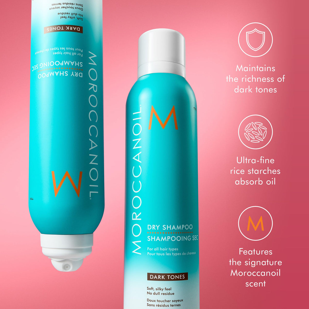 Moroccanoil Dry Shampoo Dark Tones, 5.4 fl oz