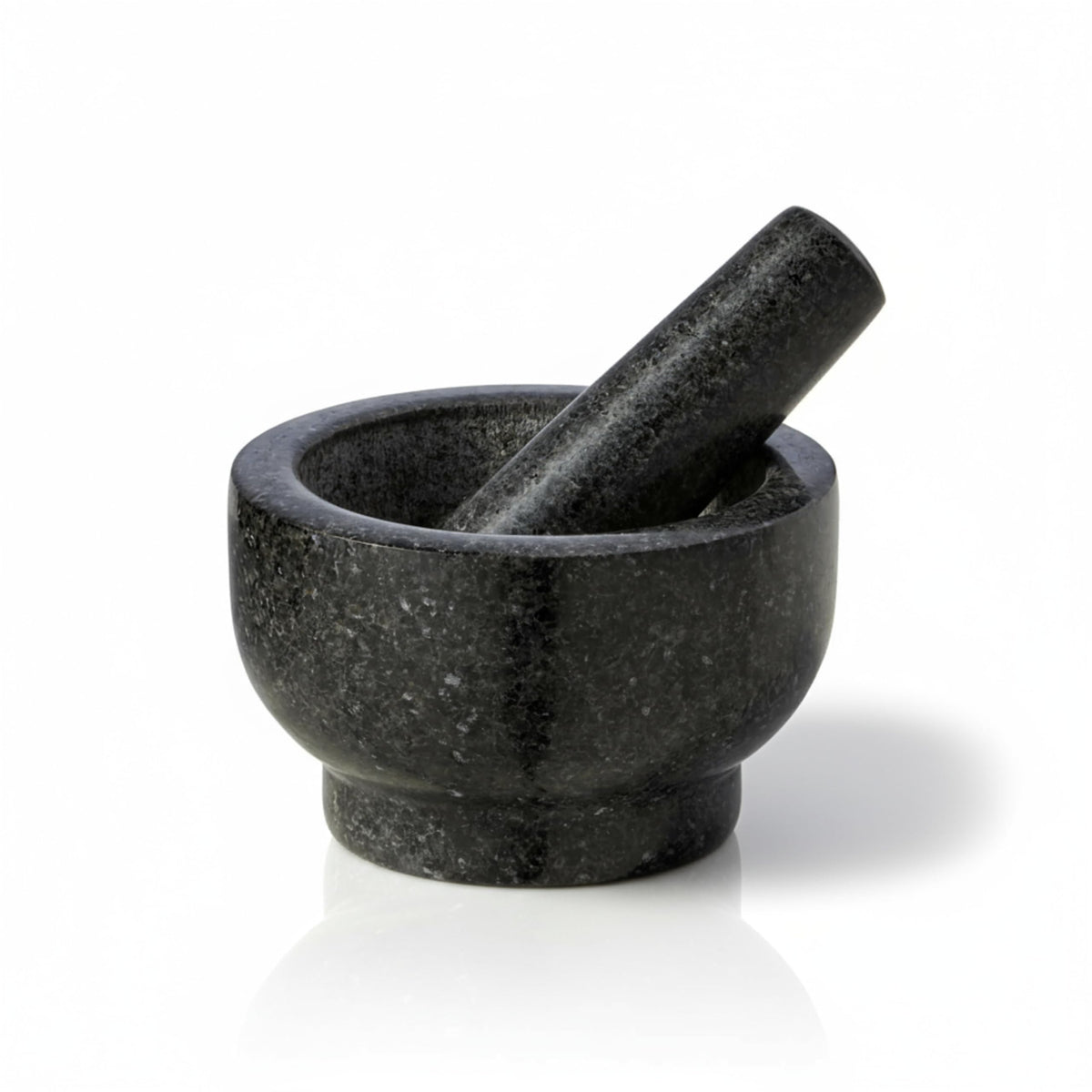 Lagostina Natural Granite Mortar and Pestle, 1.3 Cup, Gray