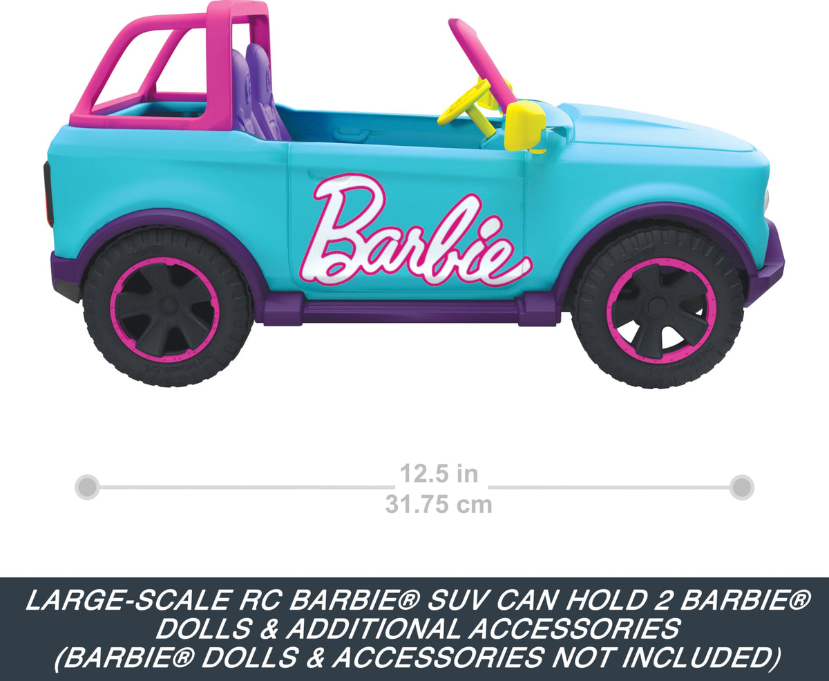 Hot Wheels Barbie RC SUV with Stickers