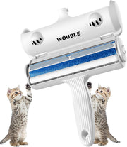 Wouble Reusable Pet Hair Remover Roller, White