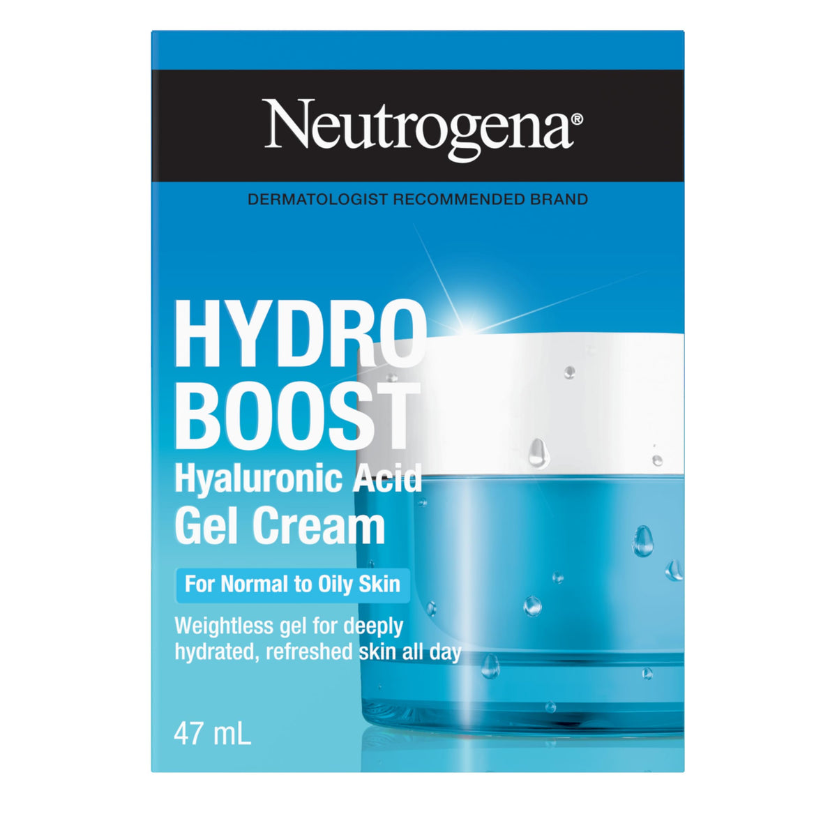 Neutrogena Hydro Boost Gel Cream Face Moisturizer, 47 ml