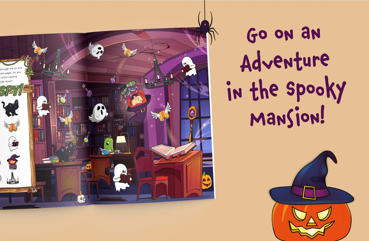 I Spy Halloween in the Spooky Mansion: Spot Pumpkins