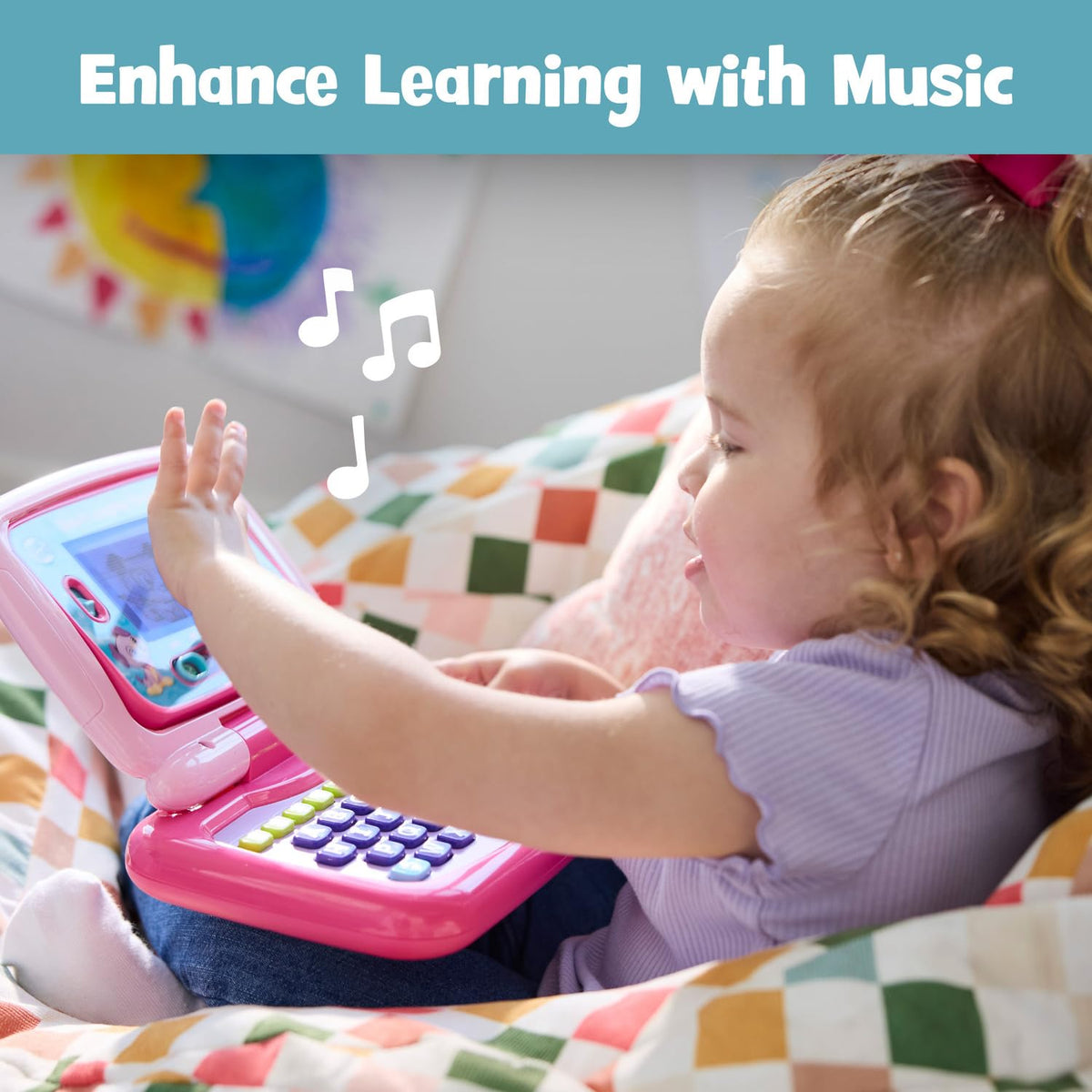 LeapFrog 2-in-1 LeapTop Touch, Pink, English Version