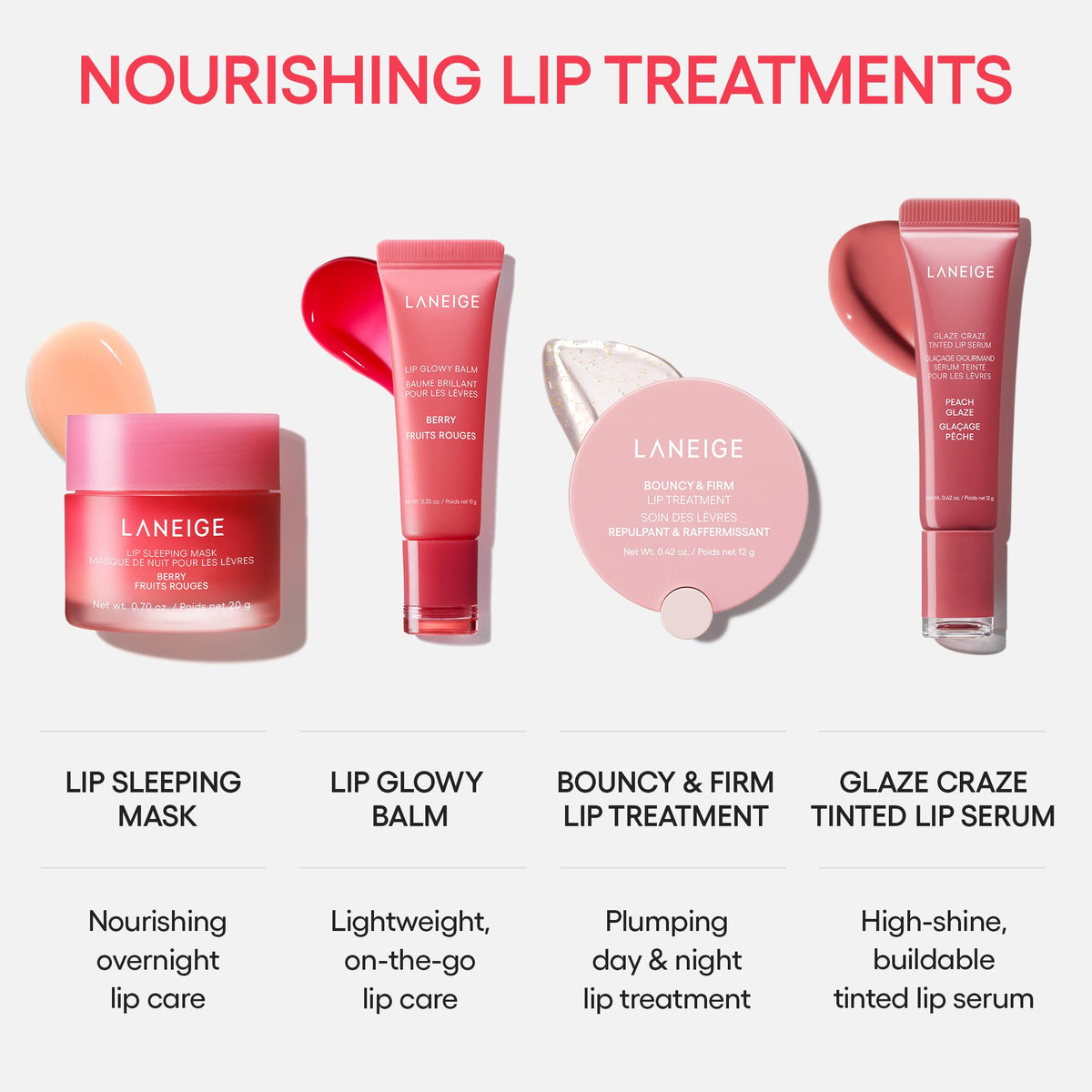 LANEIGE Glaze Craze Tinted Lip Serum, Cinnamon Sugar