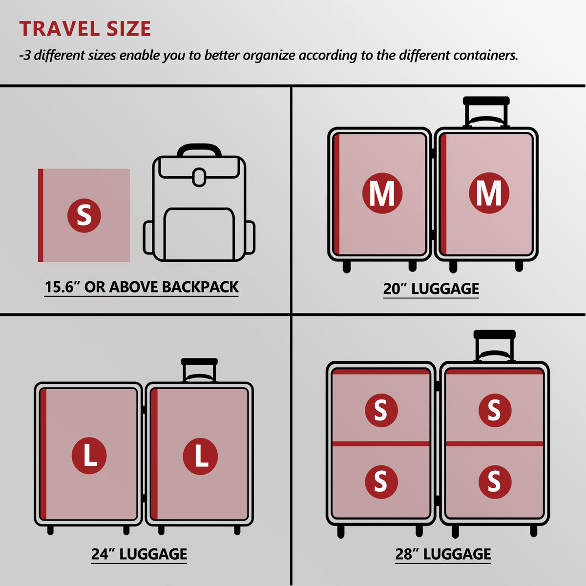 Travel Vacuum Bags with Rechargeable Electric Pump, 18 Combo