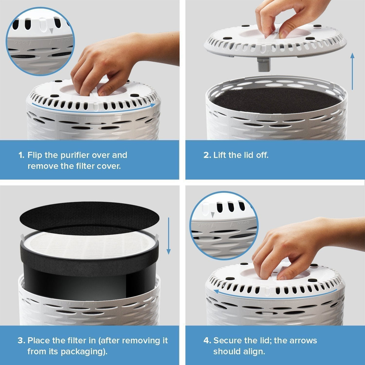 Levoit LV-H132 Air Purifier Replacement Filter, 1 Pack