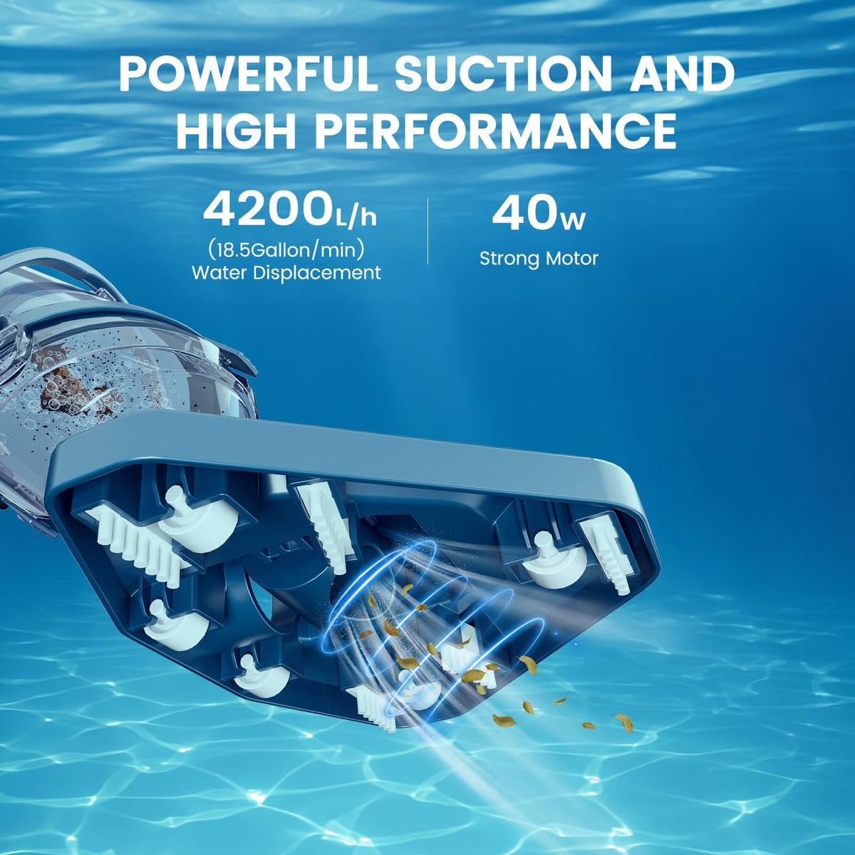 Enhulk PC10 Rechargeable Pool Vacuum with Telescopic Pole