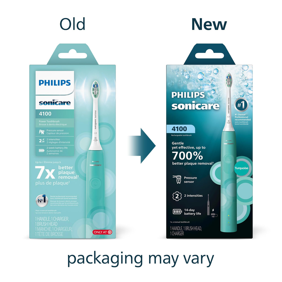 Philips Sonicare 4100 Electric Toothbrush HX3689/23, Blue