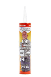 Dicor 501LSW-1 EPDM Self-Leveling Lap Sealant, White, 10.3 Oz