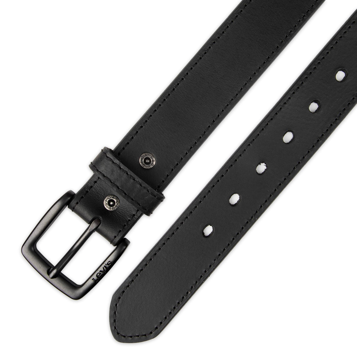 Levi's Casual Belt-Dress for Men Jeans, Matte Black, Large (38-40)