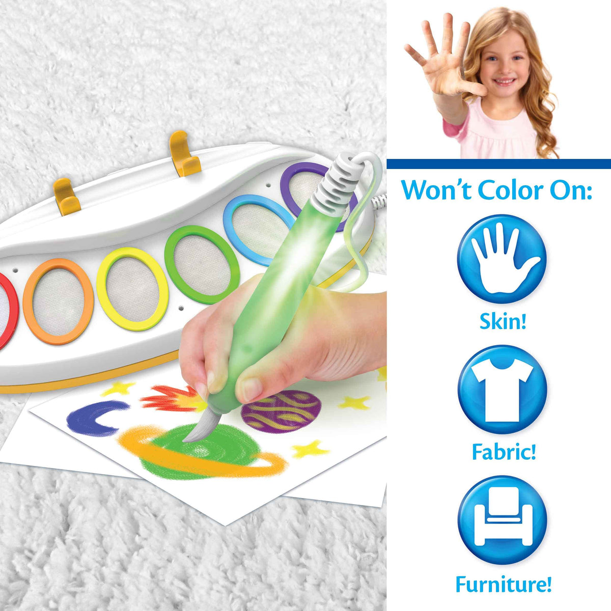 Crayola Color Wonder Magic Light Brush Painting Station, Ages 3+