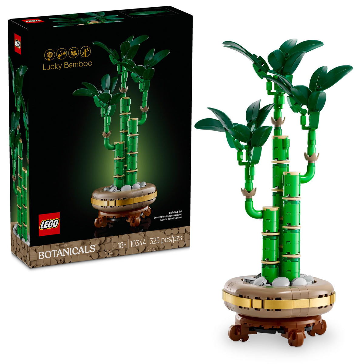 LEGO Botanicals Lucky Bamboo Building Set, 10344