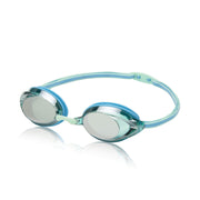 Speedo Women's Mirrored Vanquisher 2.0 Swim Goggles, Royal Blue