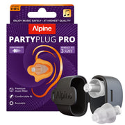 Alpine PartyPlug Pro Reusable Concert Ear Plugs, Transparent