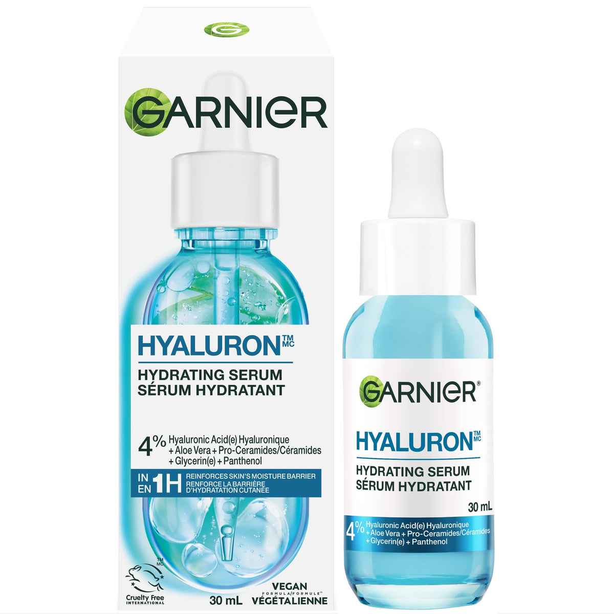 Garnier Hyaluronic Acid Face Serum with Aloe Vera, 30 ml