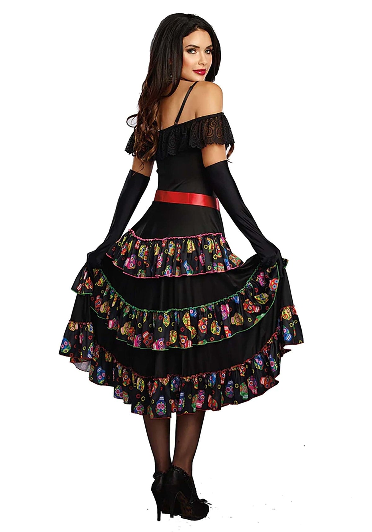 Dreamgirl Women's Lady of the Dead Costume, Medium