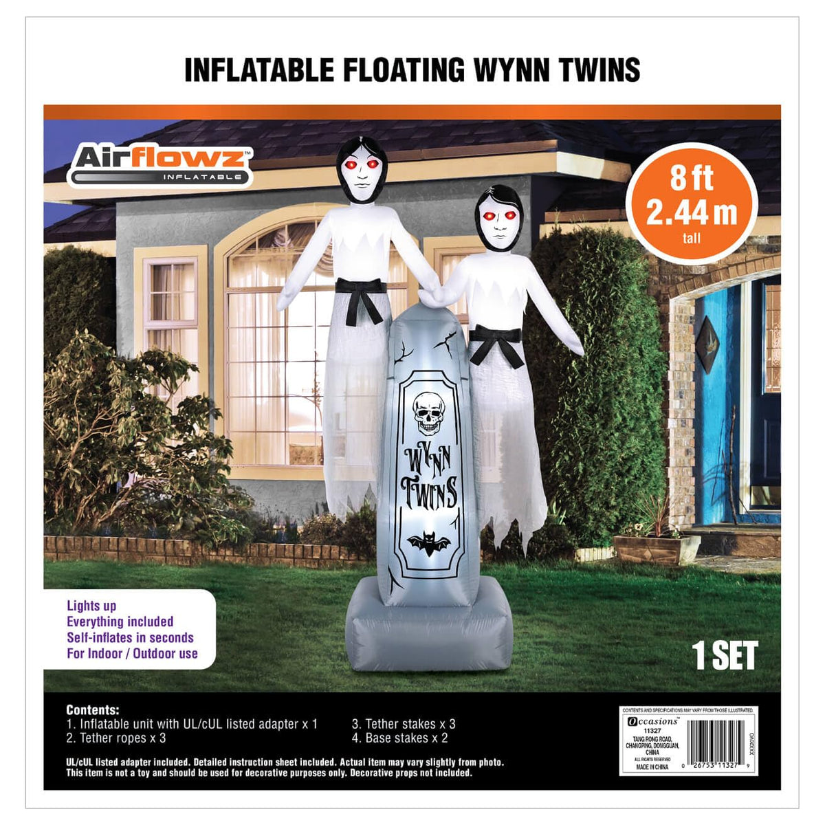 Occasions 8 Foot Inflatable Floating Wynn Twins