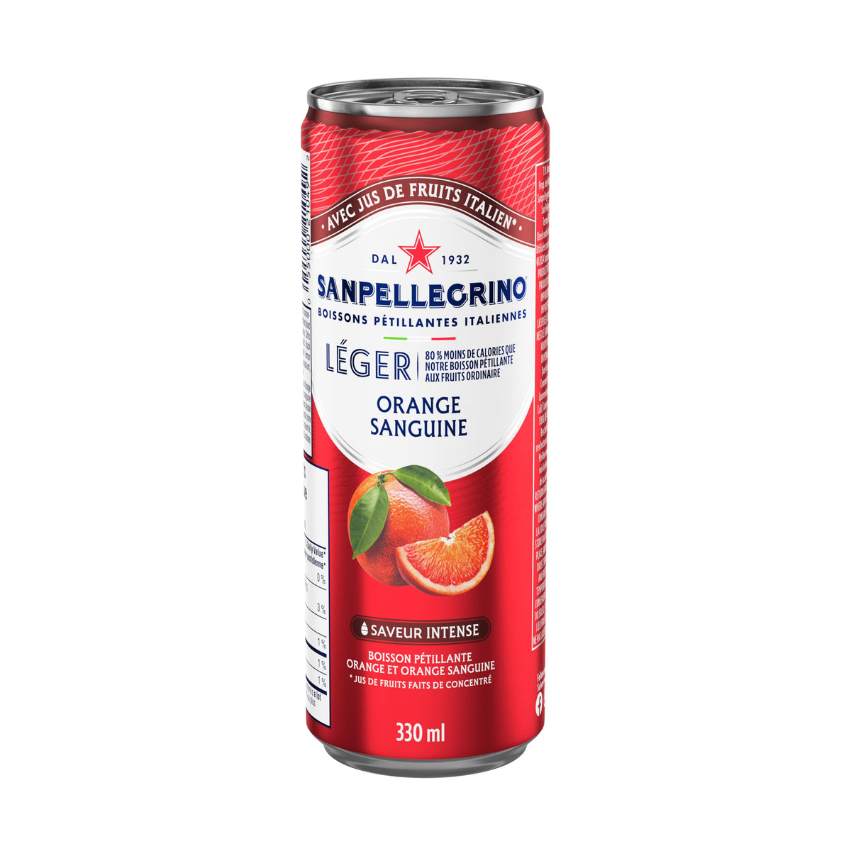 San Pellegrino Light Blood Orange Sparkling Beverage, 24 x 330 ml
