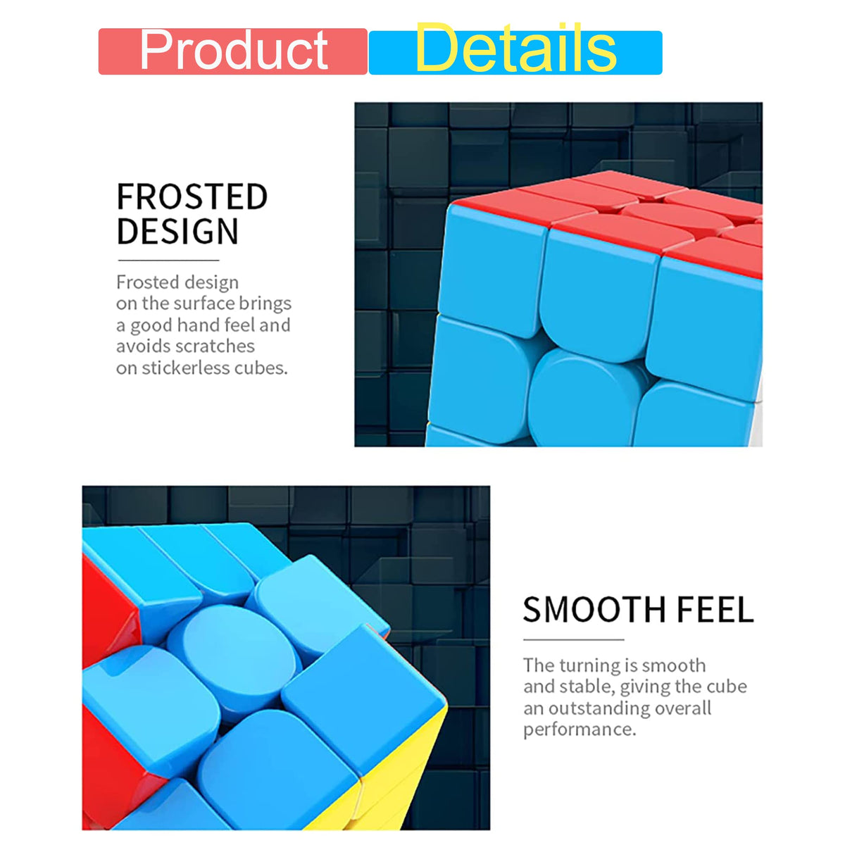 TWSTYFAL 3x3x3 Speed Cube Puzzle