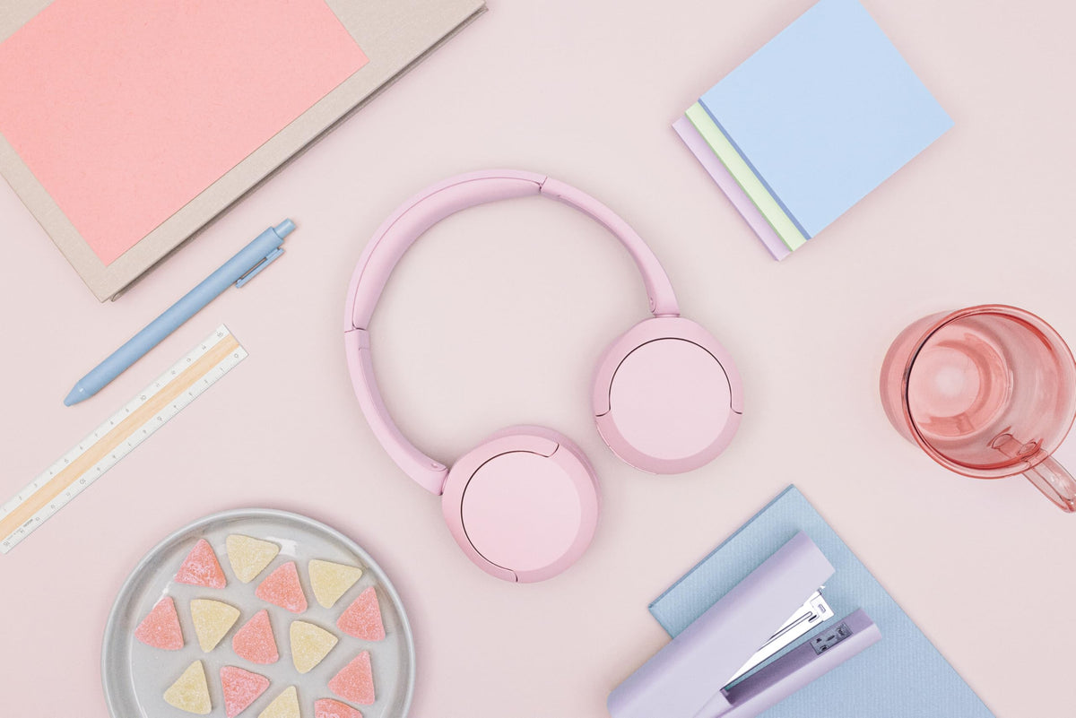 Sony WH-CH520 Wireless On-Ear Headphones, Pink