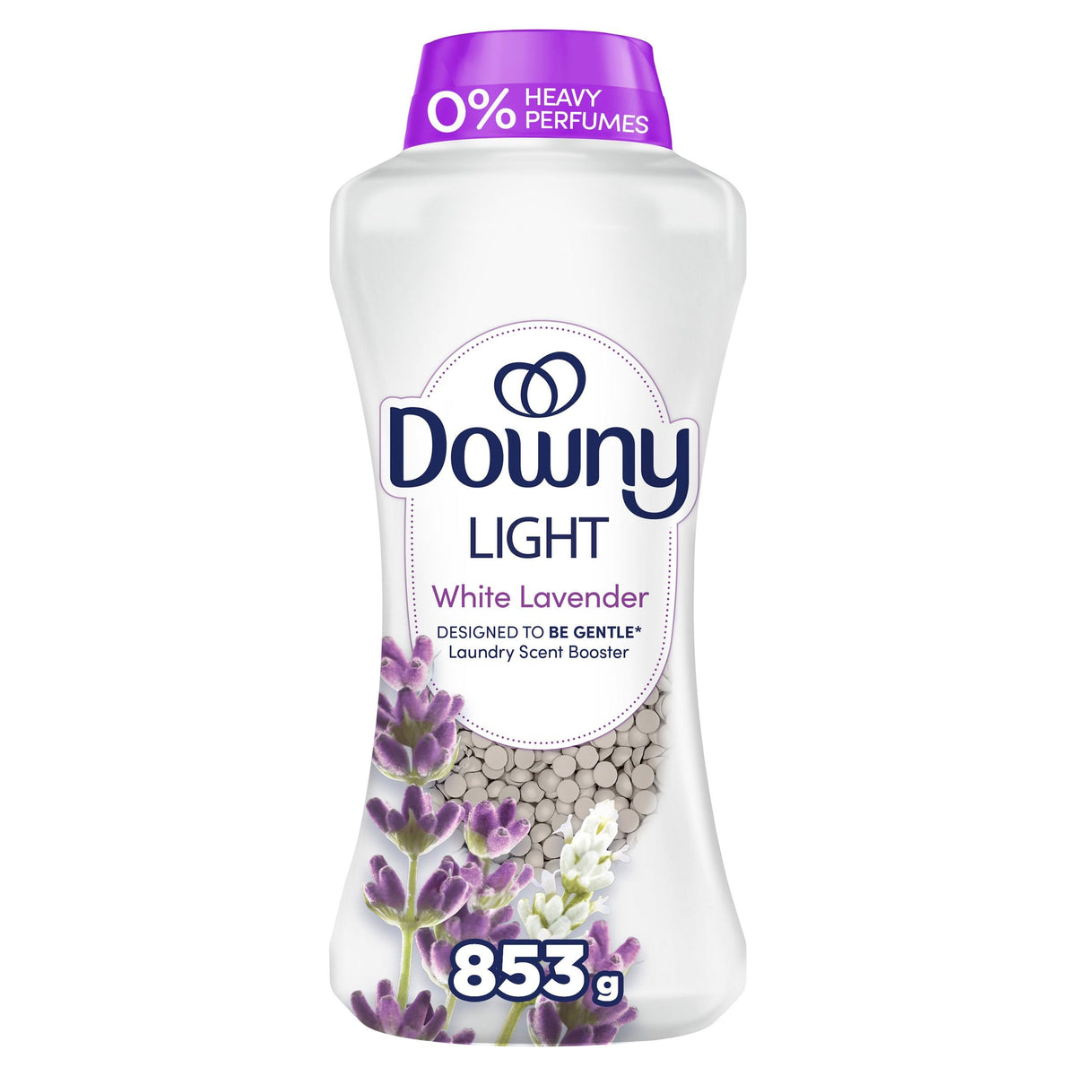 Downy Light Scent Booster Beads, White Lavender, 853 g