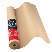 Bryco Goods Brown Kraft Wrapping Paper Roll, 18" x 1200"