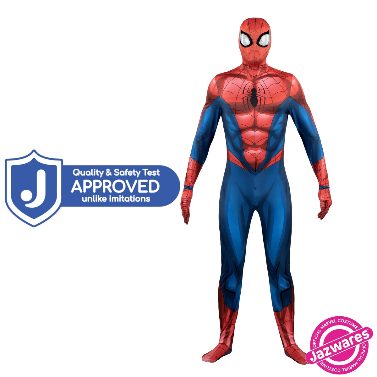 Marvel Spider-Man Adult Deluxe Zentai Costume, L