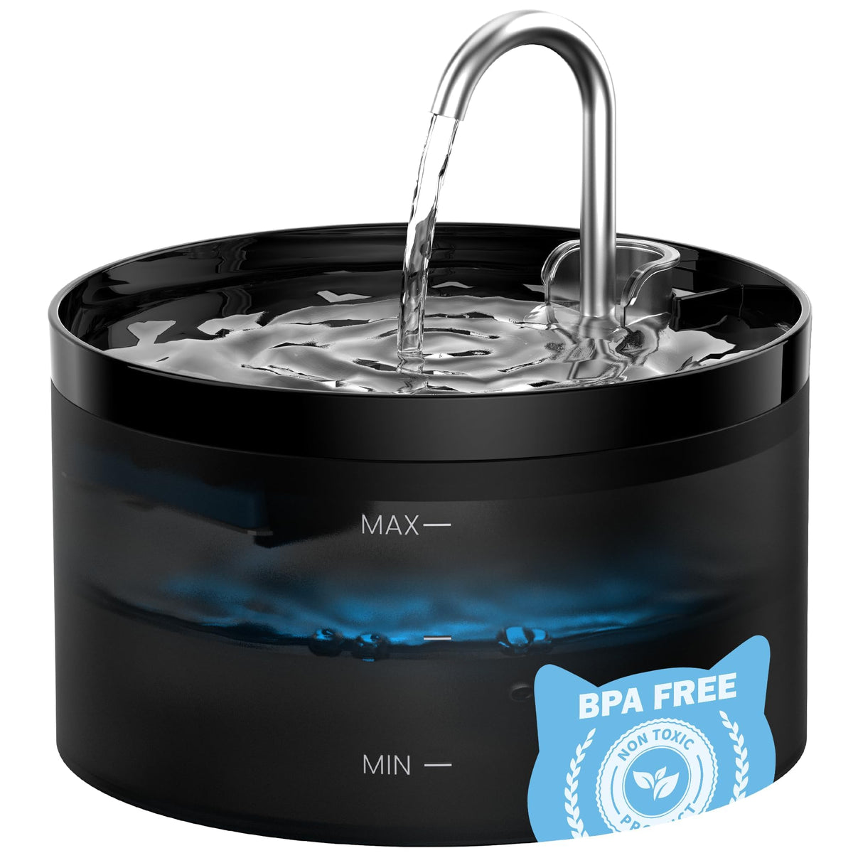 GIOTOHUN Cat Water Fountain, 2 L