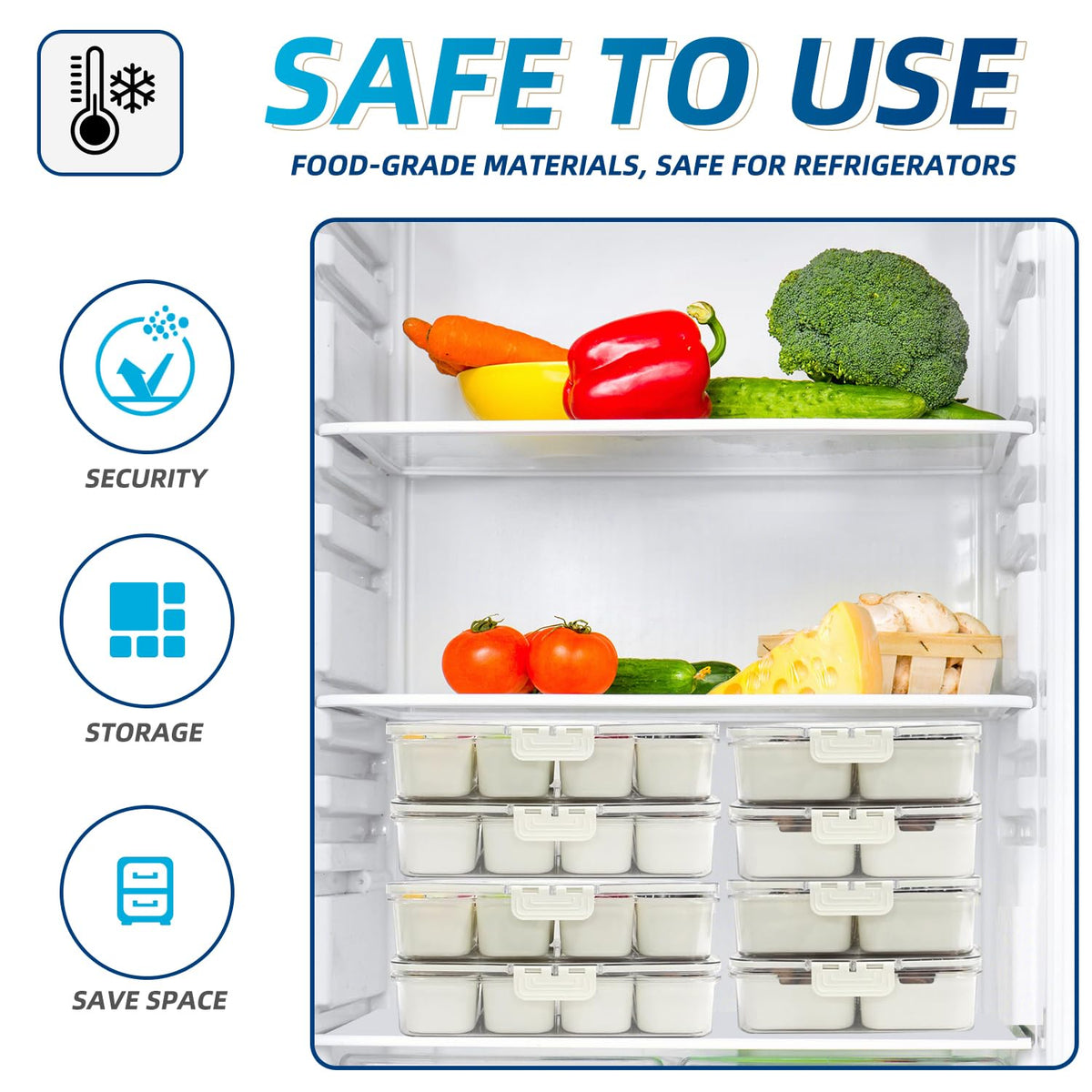 Pure Future Snackle Box with Handle, 8 Compartments