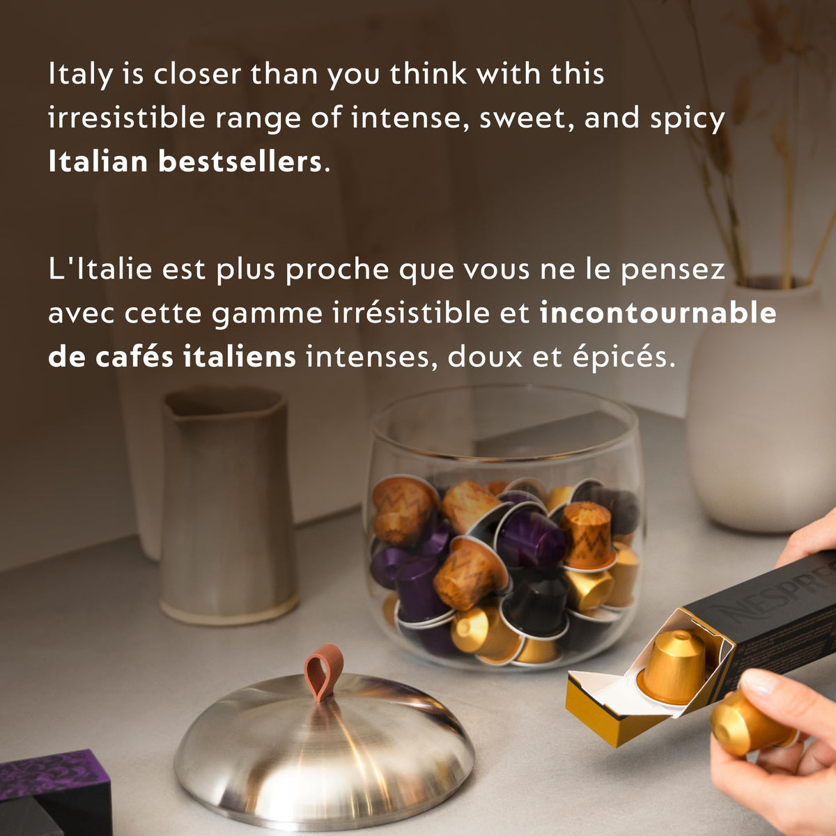 Nespresso Original Italian Bestsellers Variety Pack, 50 Pods