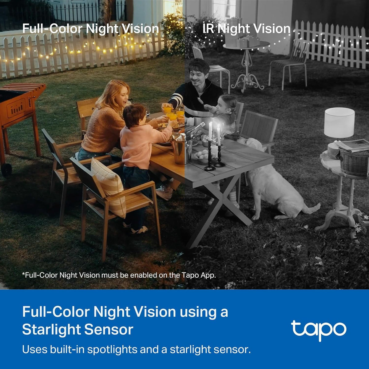 Tapo 4K Solar-Powered Outdoor Security Camera, 360° View