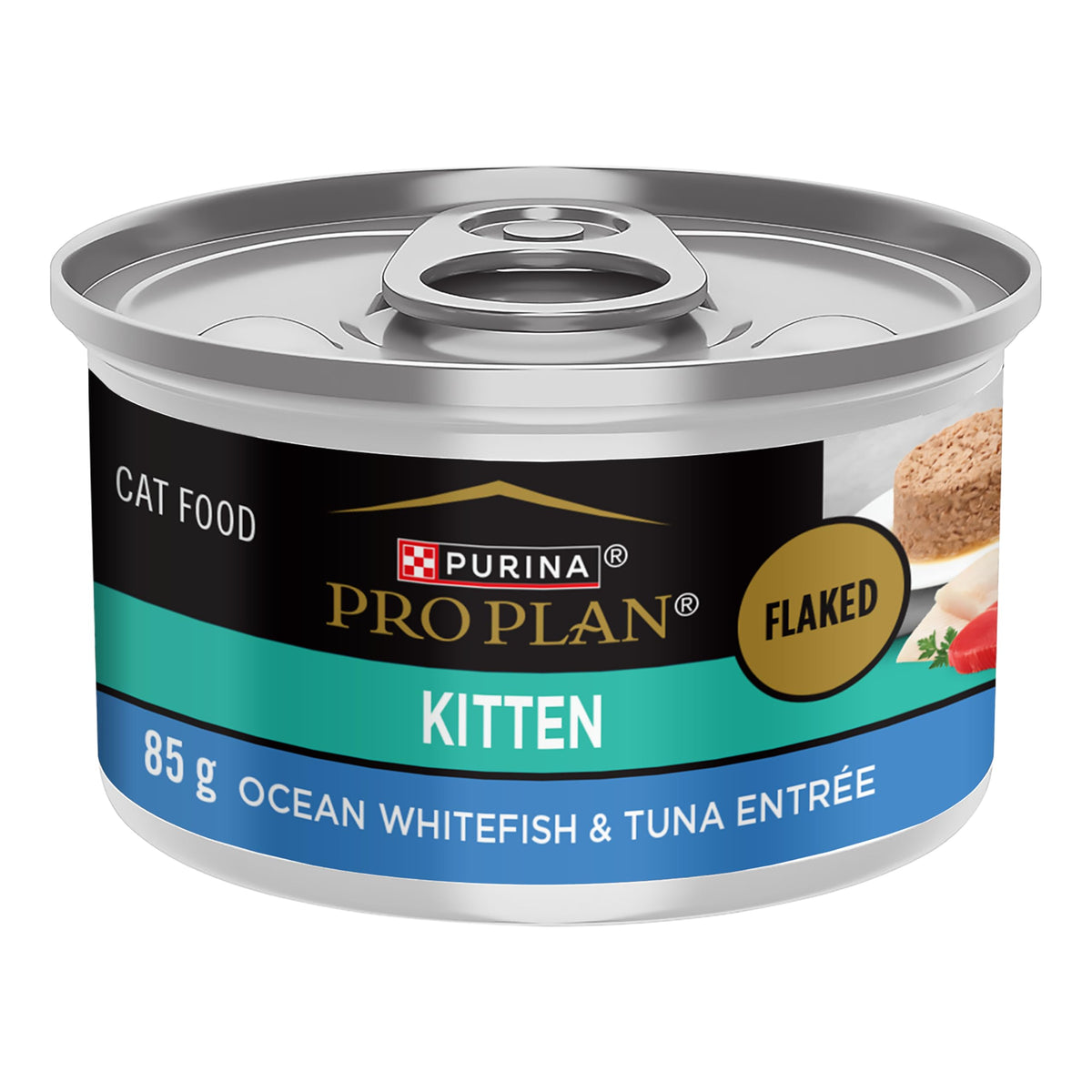 Purina Pro Plan Focus Kitten Wet Cat Food, Whitefish & Tuna, 24 x 3 oz