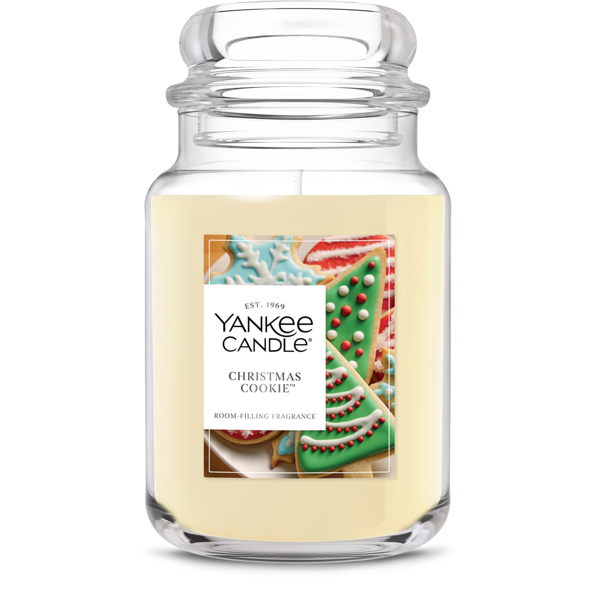 Yankee Candle Large Jar Scented Candle, Christmas Cookie, 22 oz