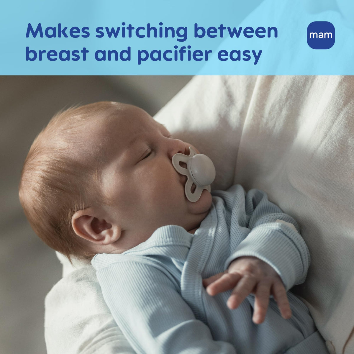 MAM Original Start Baby Pacifiers, 0-3 Months, Silicone, 4 Pack