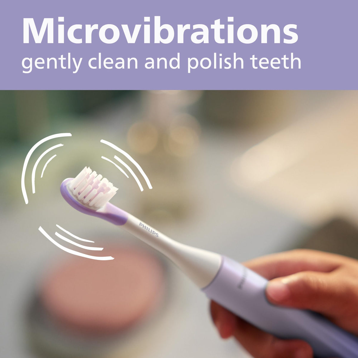 Philips One for Kids by Sonicare Toothbrush, Purple (HY1130/01)