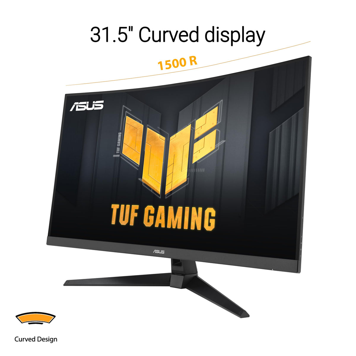 ASUS TUF Gaming VG32WQ3B Curved Gaming Monitor, 31.5", 1440P, 180Hz