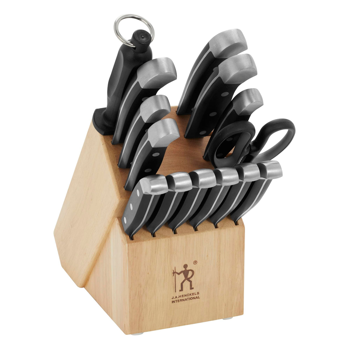 Henckels Premium 15-Piece Knife Set with Block